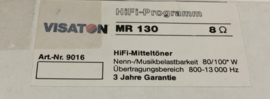 Visaton MR130 / 8ohm