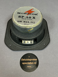 Breedband-luidsprekerchassis Monacor SP-50X 100 W 8 Ω