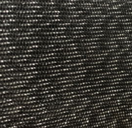 AMPEQ Speaker doek zwart/zilver glitter