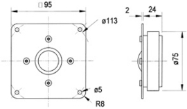 Visaton DTW 95 NG - 4 OHM