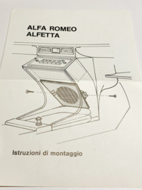 Alfa Romeo Alfetta luidspreker in middenconsole - 6123 - BENSI 83 71
