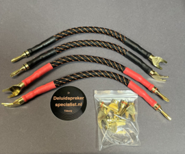 Audio Dynavox - 4 delige Bi-Wire kabelbruggenset