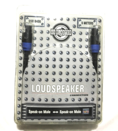 5M Us Blaster speak-on male speak-on male 2 x2,5mm2