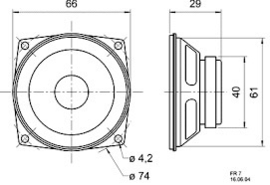 Visaton full-range FR7/4