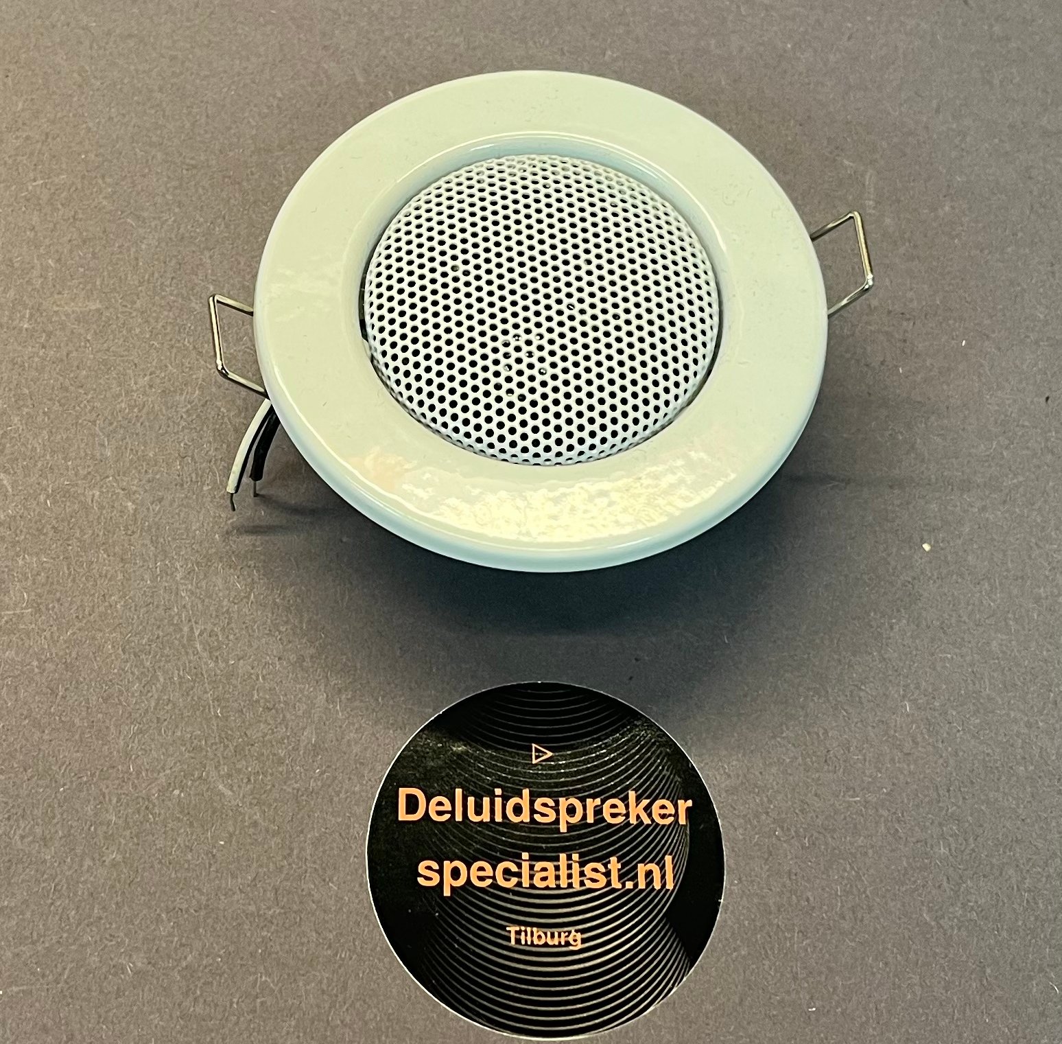 LUIDSPREKER HALOGEEN-DESIGN WIT