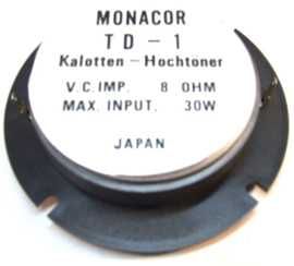 Monacor Hifi dome tweeter TD-1