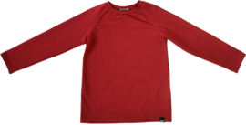 Rood raglan shirt