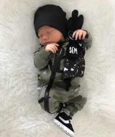 Newborn beanie black