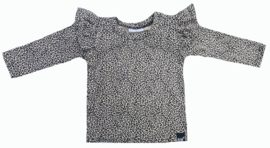 Panter sand vleugel shirt