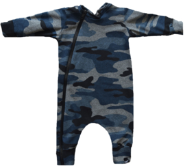 Camo blue onesie