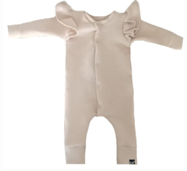 Rib sand vleugel onesie (drukkers)