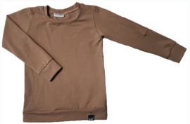 Camel sweater zak mouw