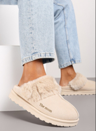 Pantoffel beige the mom