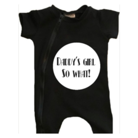 Daddy's girl tshirt/ kort onesie