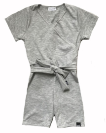 Grey short jumpsuit