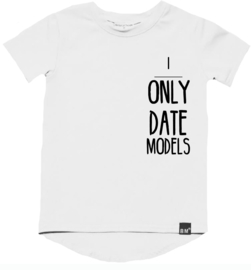 Long t-shirt wit I only date models