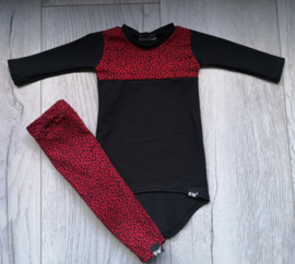 Panter rood legging