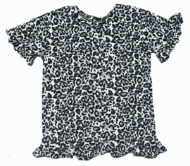 Roes t-shirt panter grijs