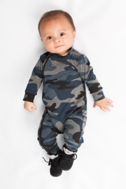 Camo blue onesie