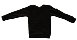 Black sweater zipper