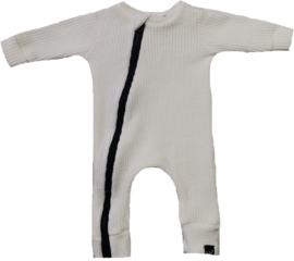 Knit off white onesie