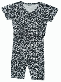 Korte jump panter grijs