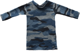 Camo blue a-line