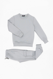 Grijs cargo joggingset