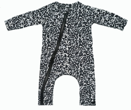 Panter grijs onesie