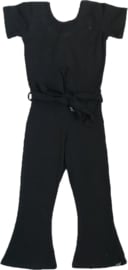 Black flared jumpsuit