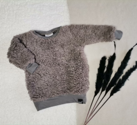 Teddy taupe sweater