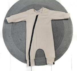 Beige rib onesie