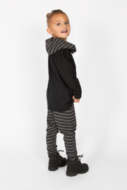 Stripe baggy with black/stripe longshirt