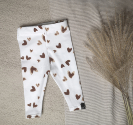 Off white hartjes legging