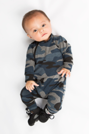 Camo blue onesie