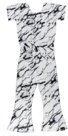 Wit marble flared jumpsuit