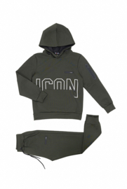 Icon groen hoodie set