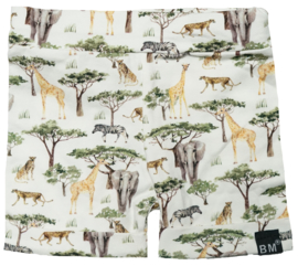 Olifant/ giraf korte omslag broek