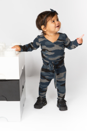 Camo blue jumpsuit