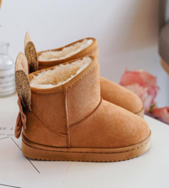 Fashion boots glitter camel