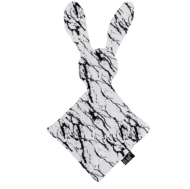 Knuffel bunny wit marble