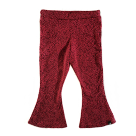 Panter rood flared pants