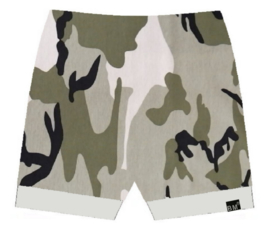 Camo groen korte broek omslag