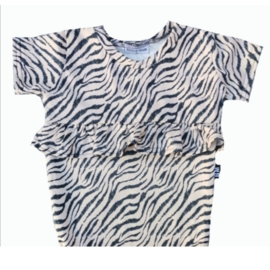 Tijger sand roes lijfje t-shirt