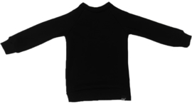 Zwart raglan trui