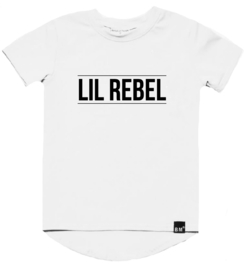 Long t-shirt wit lil rebel