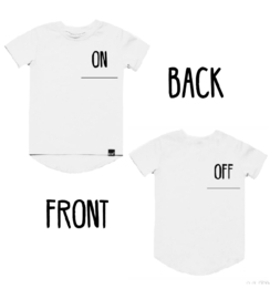 Long t-shirt wit on/off