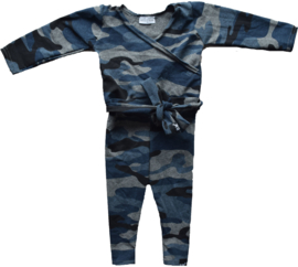 Camo blue jumpsuit