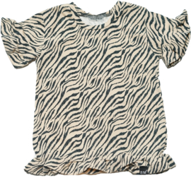 Roes t-shirt tijger sand