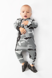 Camo grey onesie